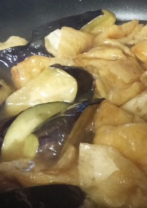 茄子と油揚げのとろみ炒め-レシピのメイン写真