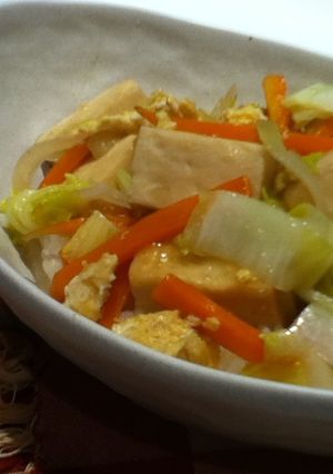 高野豆腐で☆ヘルシー中華丼風-レシピのメイン写真