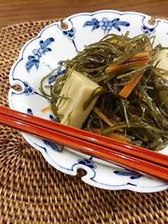 妊婦・子どもに!角麩ときざみ昆布の煮物♪-レシピのメイン写真