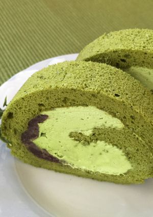 抹茶ロールケーキ-レシピのメイン写真
