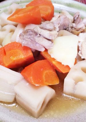 根菜と鶏肉の煮物-レシピのメイン写真