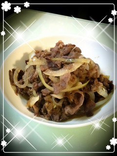 簡単♡牛こま肉すりおろし玉葱炒め★-レシピのメイン写真