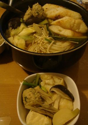 手作りきりたんぽとつくねでお鍋-レシピのメイン写真