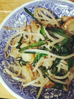 *ホタテともやしとニラの醤油バター炒め*-レシピのメイン写真