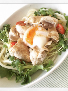 豚しゃぶでサラダうどん-レシピのメイン写真