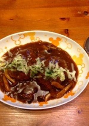 煮込みハンバーグ-レシピのメイン写真