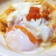 トマトとキャベツと卵の栄養満点の副菜。