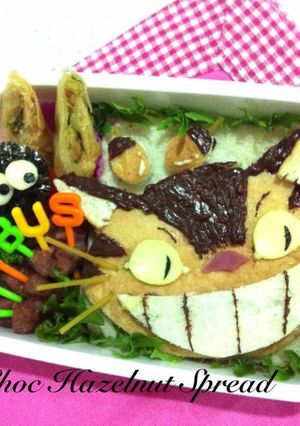 パンで♬ トトロのねこバス キャラ弁-レシピのメイン写真