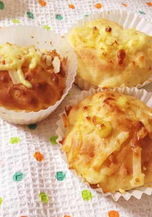 豆腐とHMでチーズマフィン♡-レシピのメイン写真