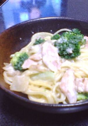 サーモンとブロッコリーのクリームパスタ-レシピのメイン写真