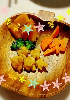 離乳食後期～☆ひとくちチキンナゲット風-レシピのメイン写真