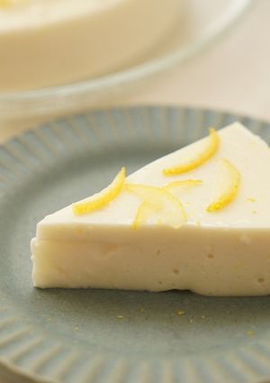 ゆずと甘酒のレアチーズケーキ風-レシピのメイン写真