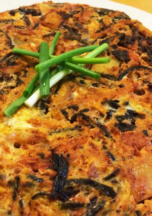 スパニッシュオムレツ風なひじきのオムレツ-レシピのメイン写真