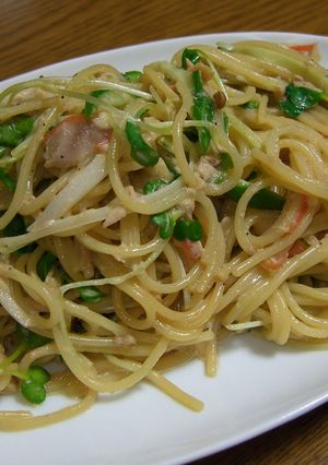 生の白菜で美味しい和風スパゲテイサラダ！-レシピのメイン写真