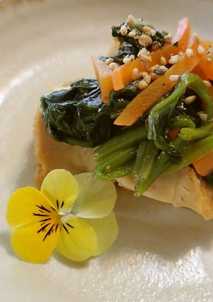 ほうれん草&人参&厚揚げの煮物☆-レシピのメイン写真