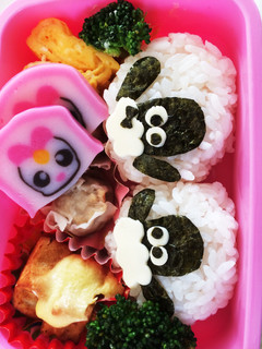 キャラ弁♡ひつじのショーン-レシピのメイン写真