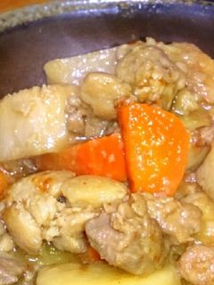 煮汁とろっとろさといもの煮物-レシピのメイン写真