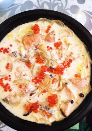 タジン鍋で作る！石狩豆乳鍋☆-レシピのメイン写真