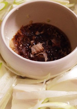 湯豆腐わが家直伝のタレで！-レシピのメイン写真