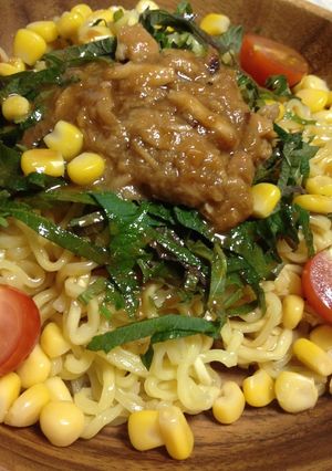 ツナ味噌のっけ、ごまだれ冷し中華-レシピのメイン写真