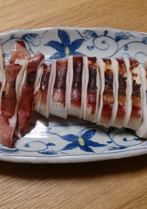 フライパンですぐできる！いかの丸焼き♪-レシピのメイン写真