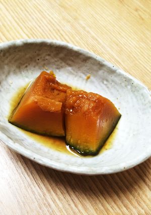 簡単！レンジでかぼちゃの煮物！弁当にも！-レシピのメイン写真