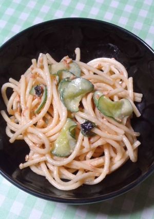 お手軽・超簡単！スパサラ☆めんたいマヨ風-レシピのメイン写真