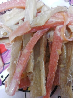 レンジで簡単☆ごぼうサラダ-レシピのメイン写真