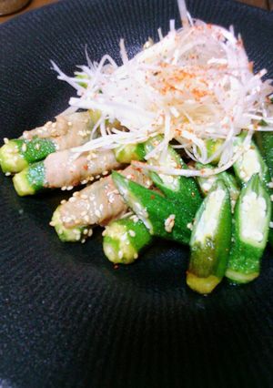 簡単♪ウマウマ♪オクラの肉巻き-レシピのメイン写真