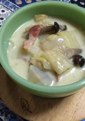 白菜と里芋の豆乳シチュー-レシピのメイン写真