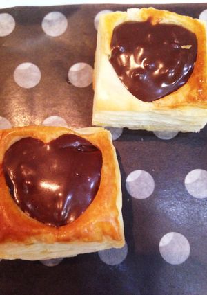 ハートの生チョコパイ♡-レシピのメイン写真