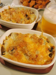 牡蠣とホウレン草のペパークリームグラタン-レシピのメイン写真