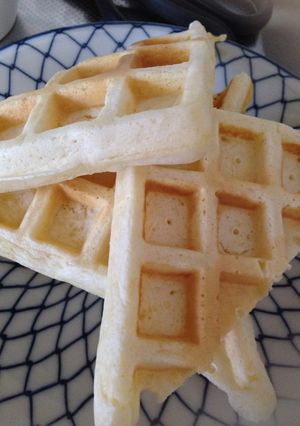ココナッツオイル♡アメリカンワッフル-レシピのメイン写真