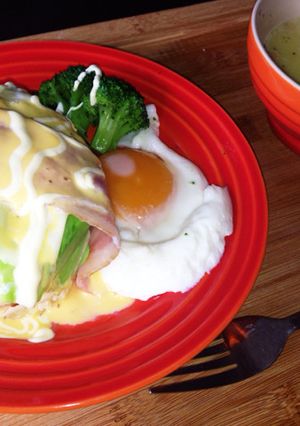 簡単！オランデーズソースのパンケーキ☆-レシピのメイン写真
