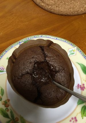 1個200kcal濃厚フォンダンショコラ-レシピのメイン写真