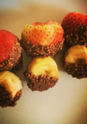 イチゴとバナナのチョコディップ-レシピのメイン写真