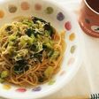 しらすと野沢菜のパスタ