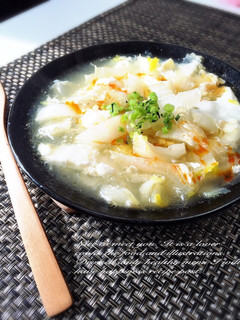 白菜と春雨の酸味スープ♡ラー油かけ-レシピのメイン写真