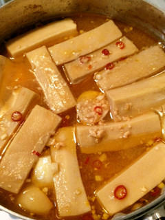 そぼろ煮(南瓜,蓮根,高野豆腐).純米酒-レシピのメイン写真