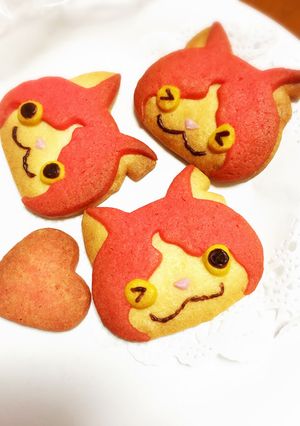 簡単！ジバニャンクッキー☆-レシピのメイン写真