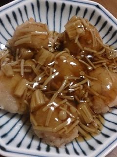 蓮根と海老のお団子あんかけ(テキトー)-レシピのメイン写真