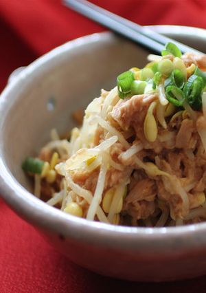 豆もやしとツナのコチュ醤油麹和え-レシピのメイン写真