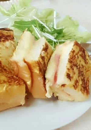 フレンチトースト風♪簡単クロックムッシュ-レシピのメイン写真