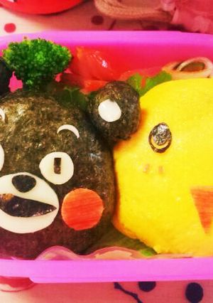 キャラ弁＊くまもん-レシピのメイン写真