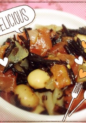 大豆とひじきのトマト煮-レシピのメイン写真