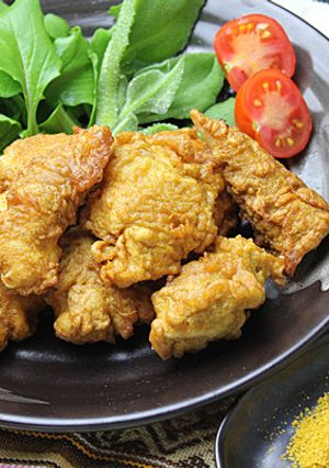 鶏ささみの天ぷら★カレー風味♪カレー塩付-レシピのメイン写真