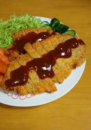 簡単♪極貧↓鶏胸１枚からのWチキンカツ♪-レシピのメイン写真