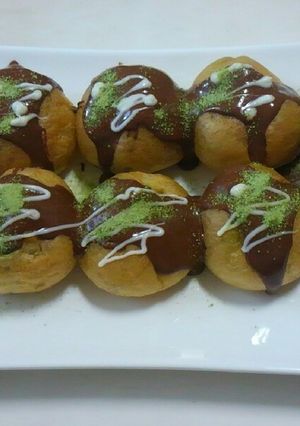 たこ焼き風シュークリーム-レシピのメイン写真