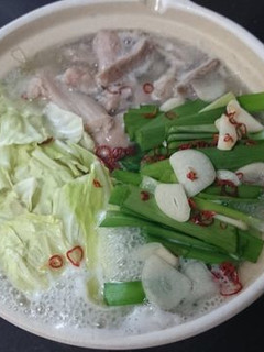【ぐうたら】もつ鍋(塩味)-レシピのメイン写真