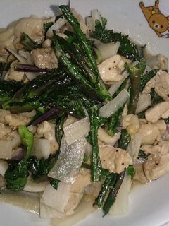 日野菜と鶏肉の味覇(ウェィパー)炒め-レシピのメイン写真